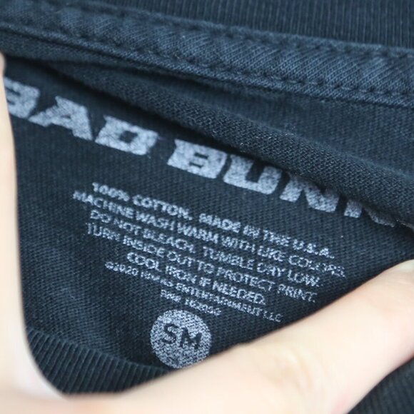 LICENSED ORIGINAL Bad Bunny YHLQMDLG Blocks Tour Concert Shirt Merch Black SM - Picture 3 of 5